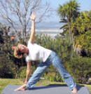 Enjoy doing yoga in my garden!