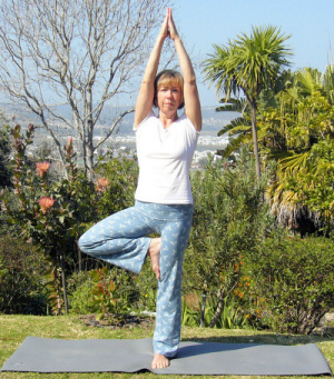 Angela's yoga - the tree pose